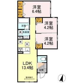 101号室 の間取り図