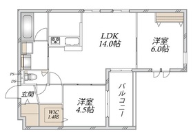 201号室 の間取り図