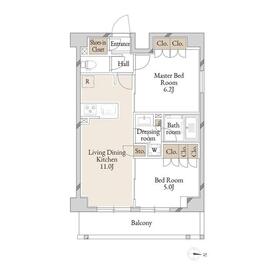 0607号室 の間取り図