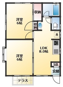 101号室 の間取り図