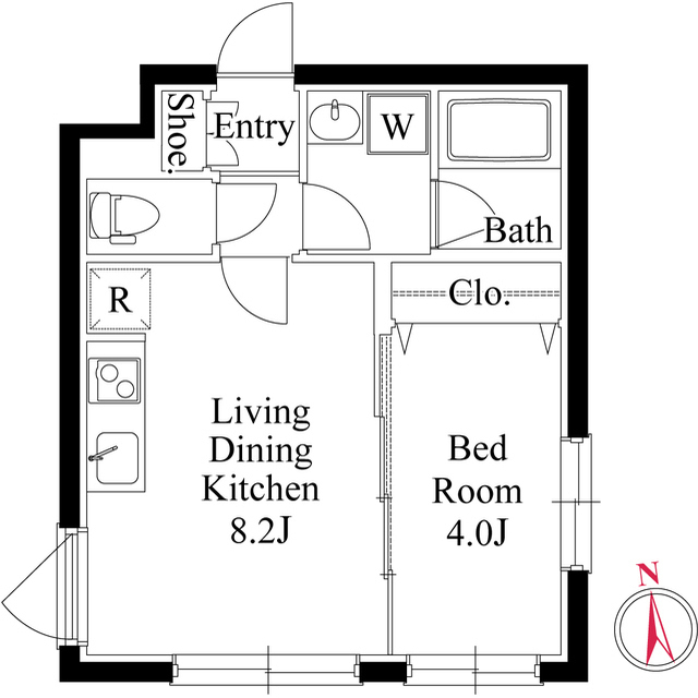 0305号室 の間取り図