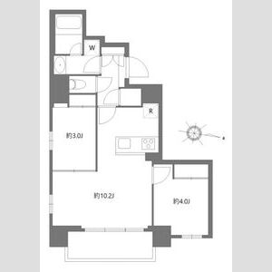 0603号室 の間取り図