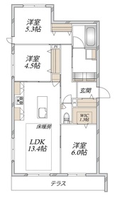 103号室 の間取り図
