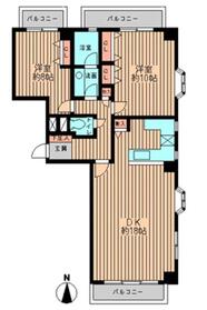 0203号室 の間取り図
