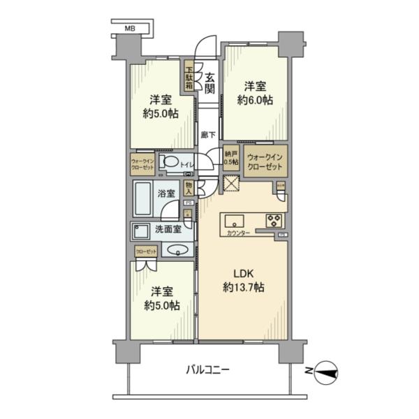 3F 3LDK