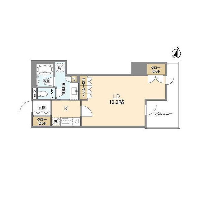 0402号室 の間取り図