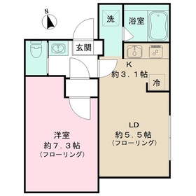 S3号室 の間取り図