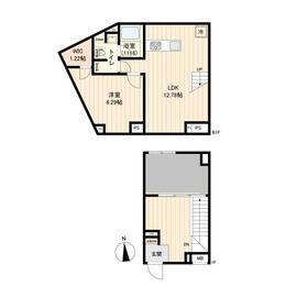 0102号室 の間取り図