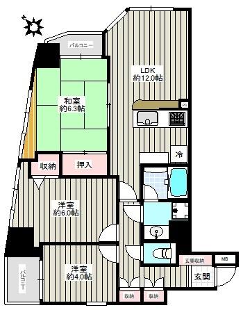 7階 の間取り図