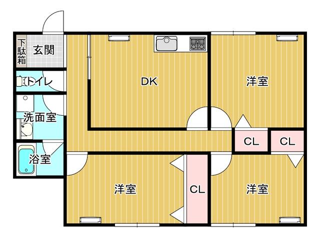 1階 3DK