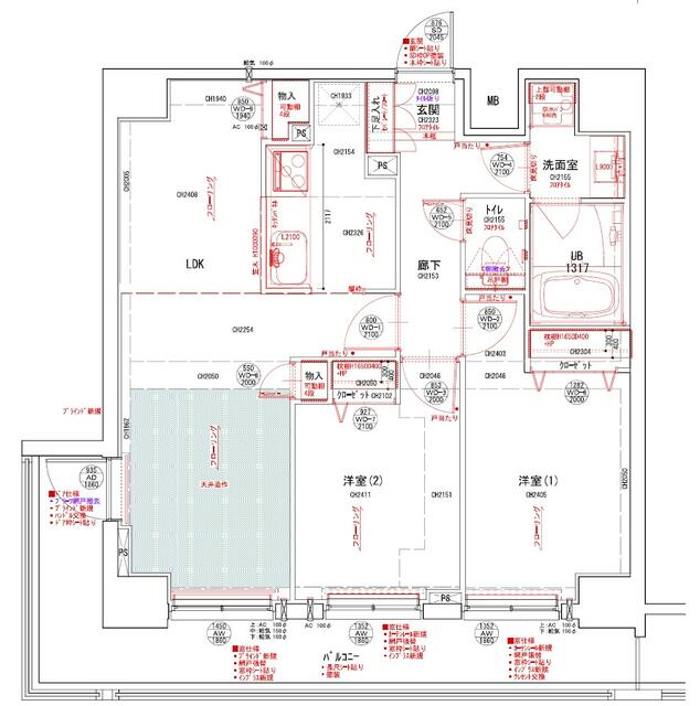 603号室 の間取り図