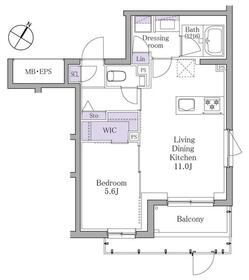 102号室 の間取り図
