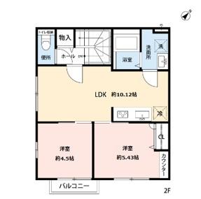 201号室 の間取り図