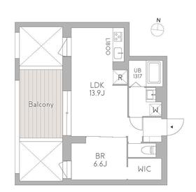 302号室 の間取り図