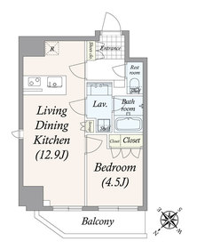 1003号室 の間取り図