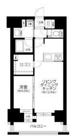 304号室 の間取り図