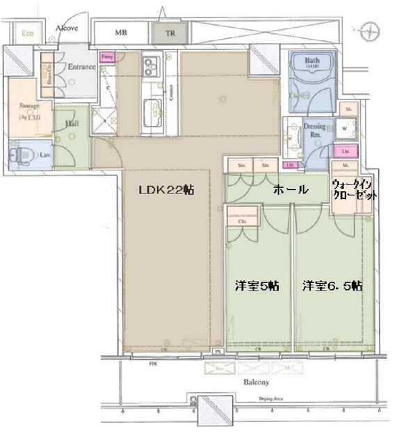 31階部分 2SLDK