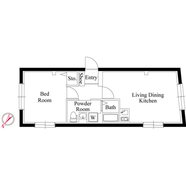 0401号室 の間取り図
