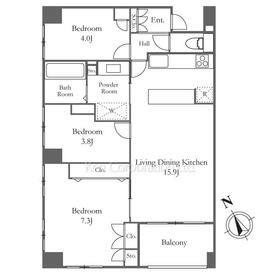 9階部分 の間取り図