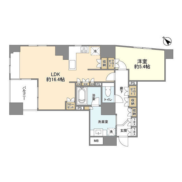 1501号室 の間取り図