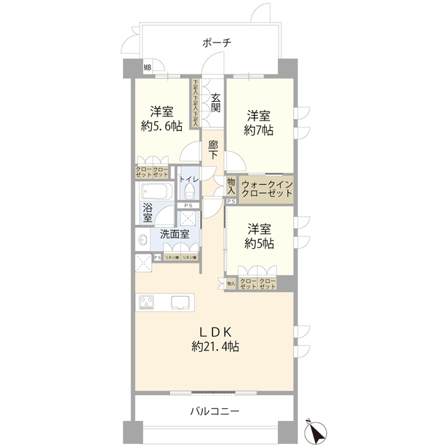 4F 3LDK