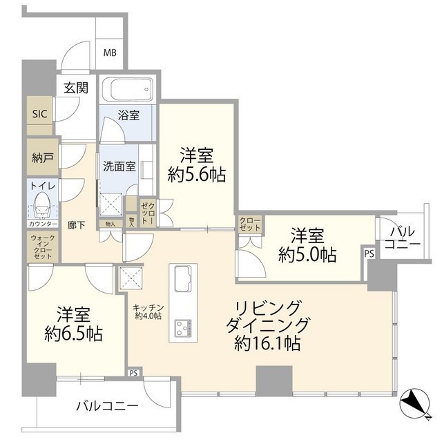 21階 3LDK