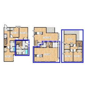 3F 3LDK の間取り図