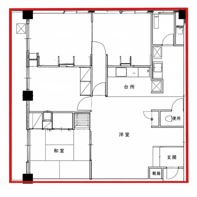 602号室 の間取り図