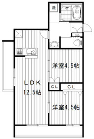 302号室 の間取り図