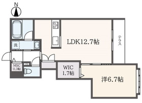 102号室 の間取り図