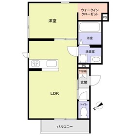 102号室 の間取り図