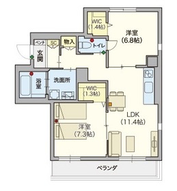 7階 2LDK