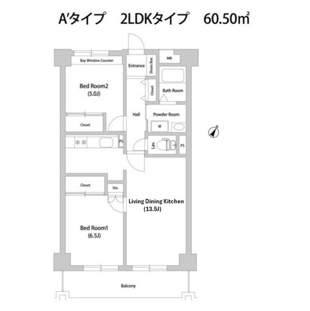 103号室 の間取り図