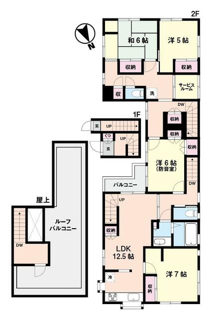 2F の間取り図