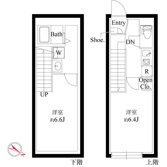 0103号室 の間取り図
