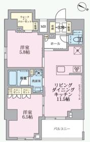 1102号室 の間取り図