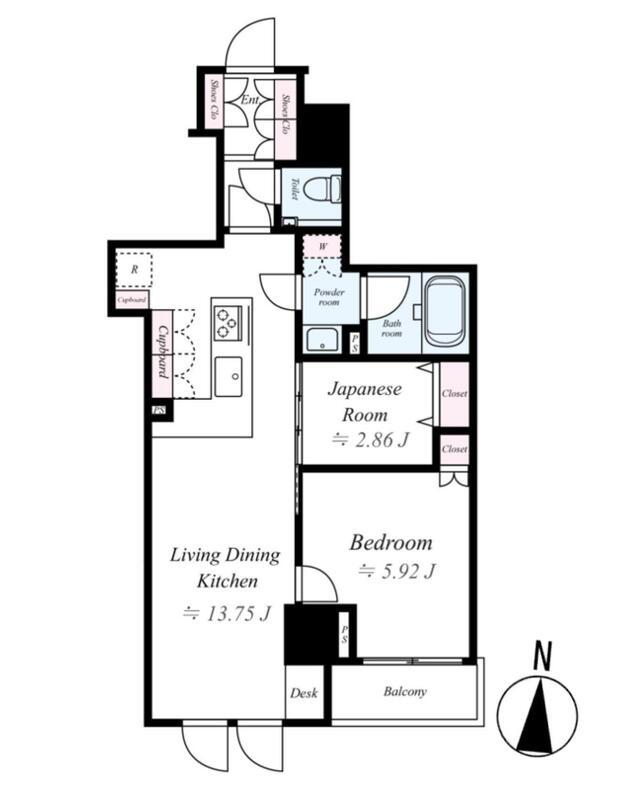 702号室 の間取り図