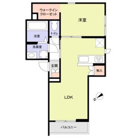 201号室 の間取り図