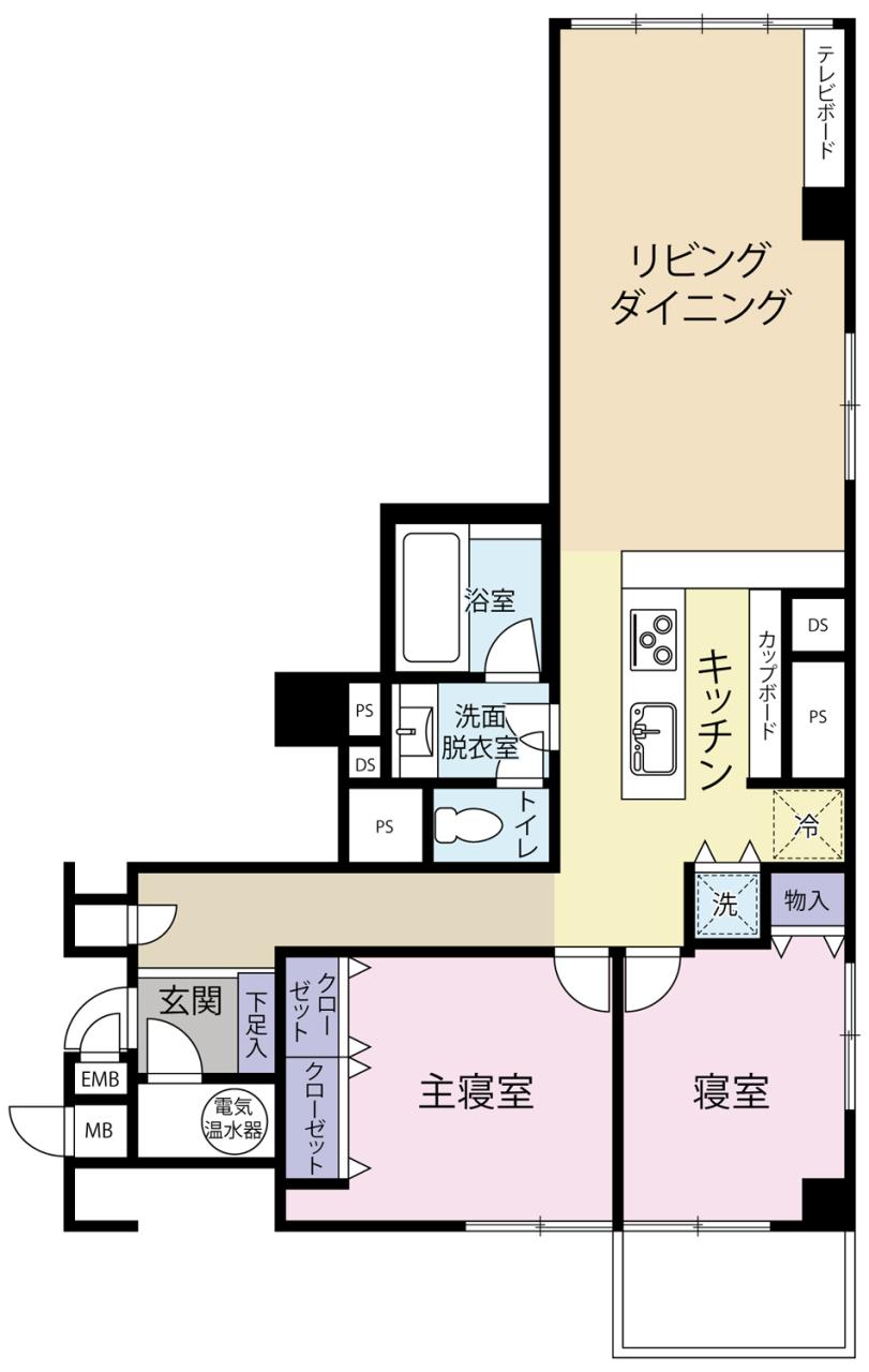 303号室 の間取り図
