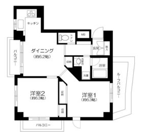 506号室 の間取り図