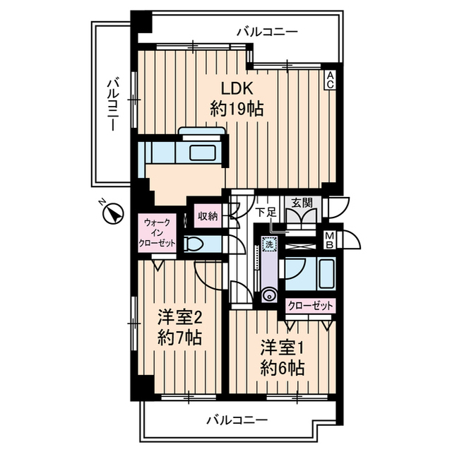 503号室 の間取り図