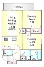 103号室 の間取り図