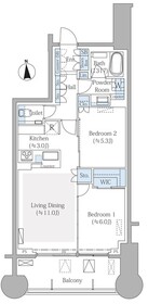 703号室 の間取り図