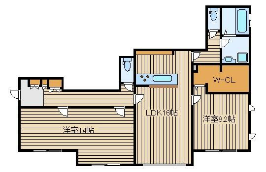 001号室 の間取り図