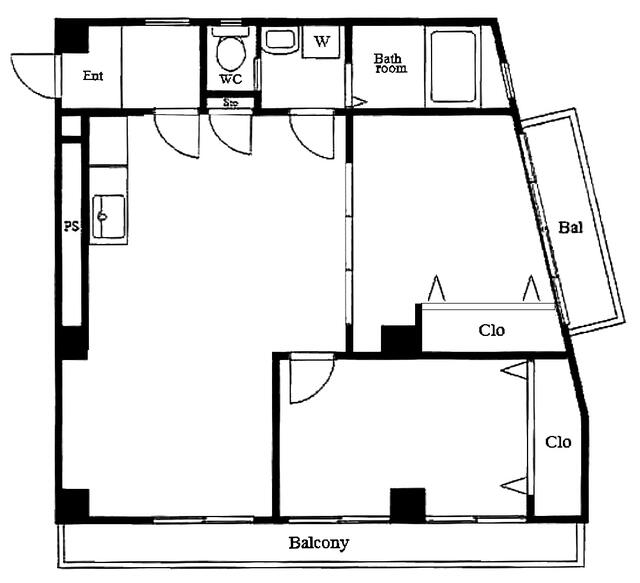 301号室 の間取り図