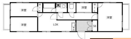 803号室 の間取り図