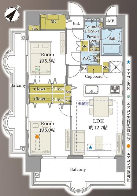 10階 の間取り図