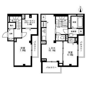 403号室 の間取り図