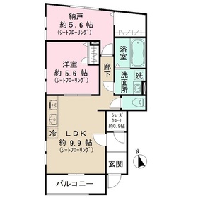 301号室 の間取り図