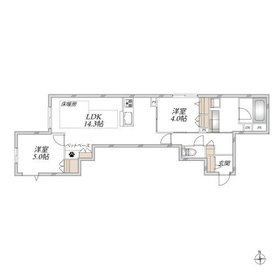 102号室 の間取り図